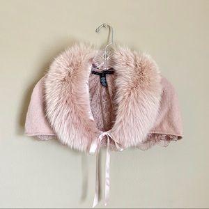 Robert Rodriguez Fur and Cashmere Stole